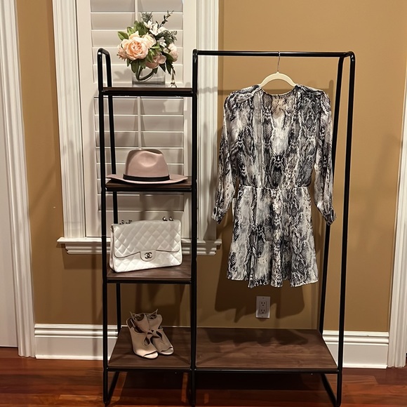 ZARA Snake Print Longsleeve Dress, NWT - Picture 2 of 6